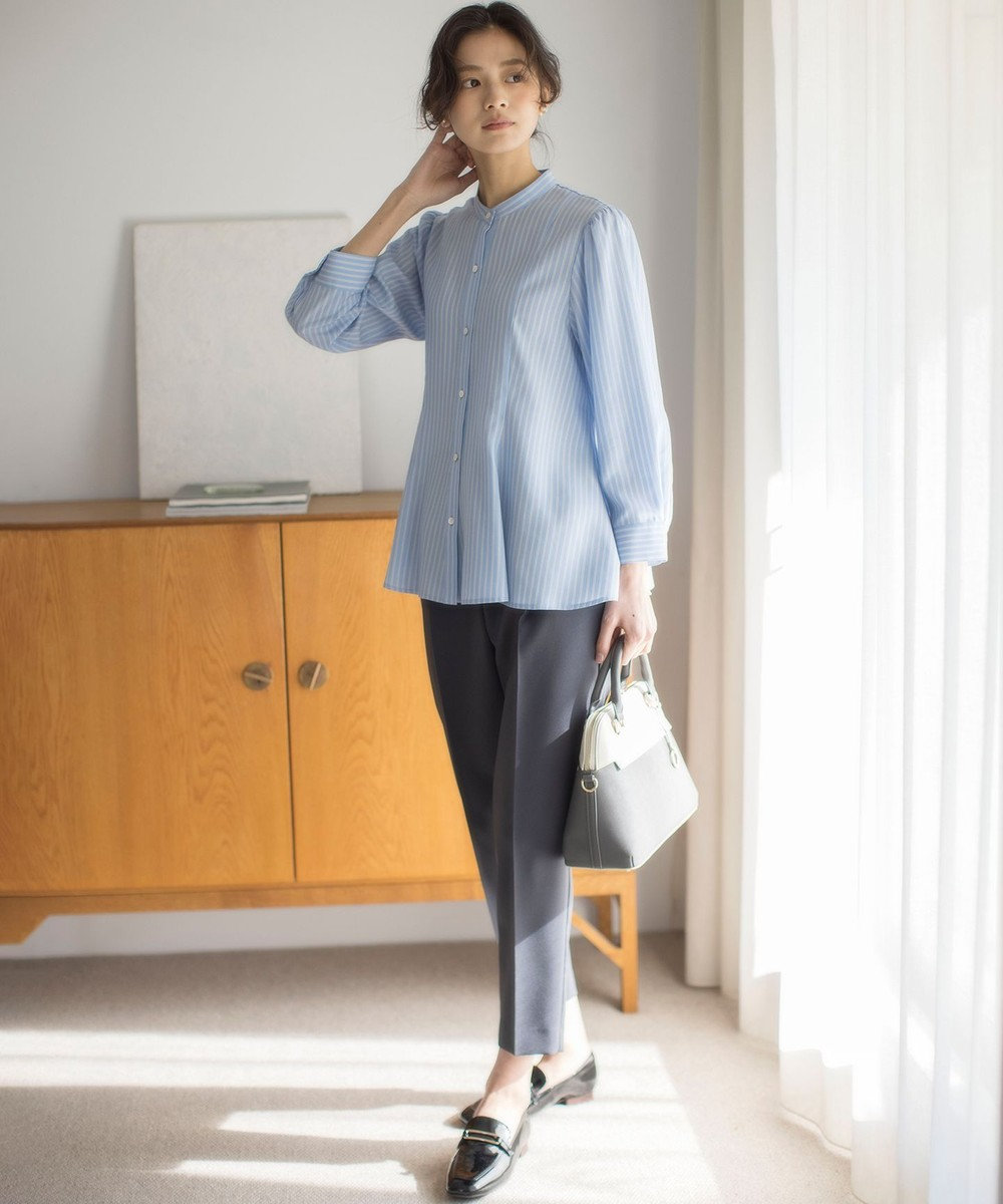 組曲 リヨセルシャーティングペプラム ブラウス 