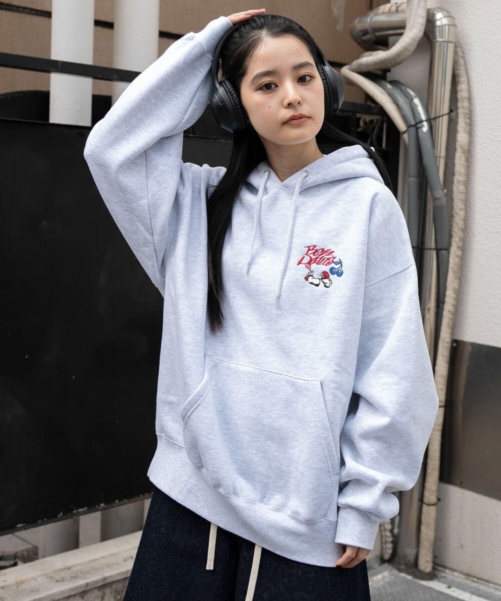 WEGO 【ユニセックス着用ITEM】別注BENDAVISグラフィックプルパーカー 