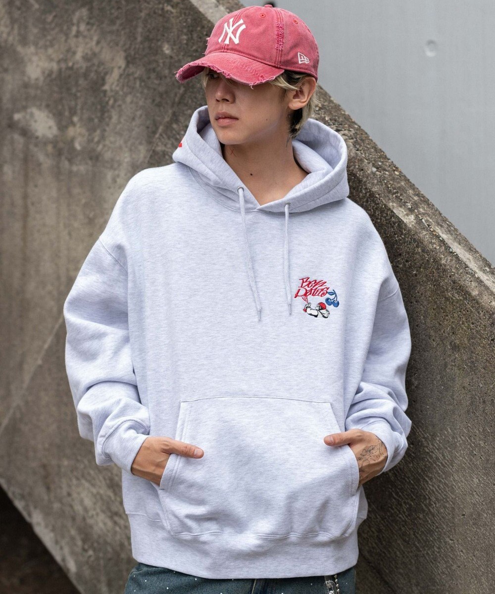 WEGO 【ユニセックス着用ITEM】別注BENDAVISグラフィックプルパーカー 