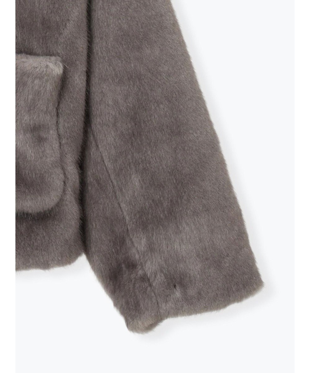 Te chichi グラデーションファーノーカラージャケット《2025winter catalog item》 