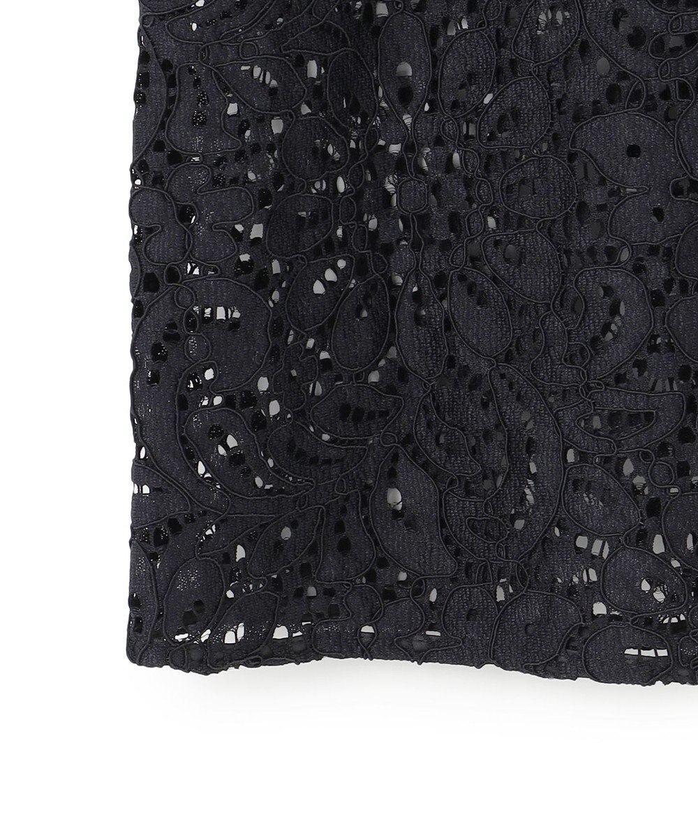 ICB L 【洗える】 ナイロンコードレース ブラウス 