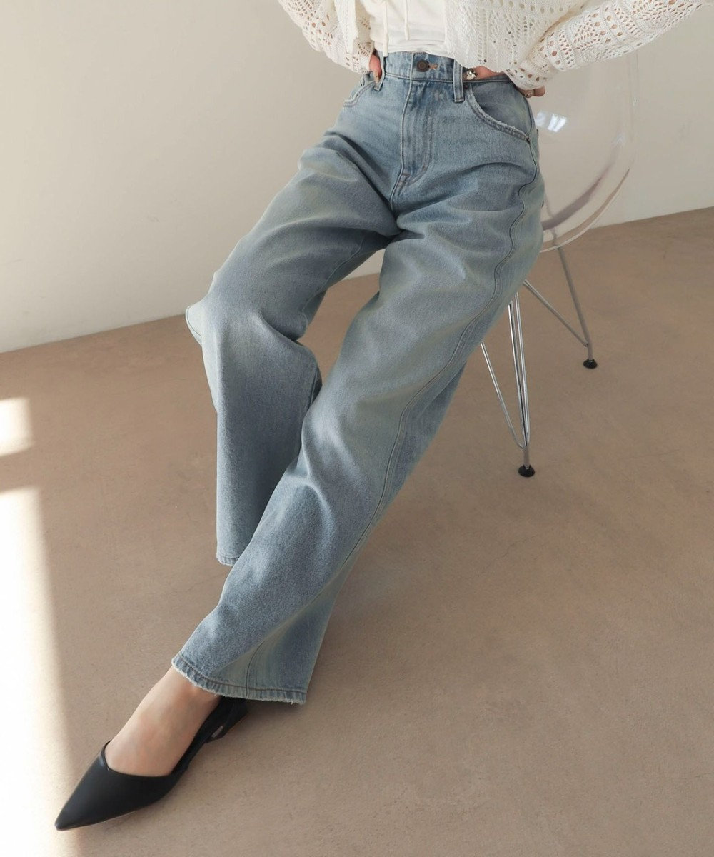 WEGO 【XS～Lサイズ展開/美脚】ストレートデニムパンツ 