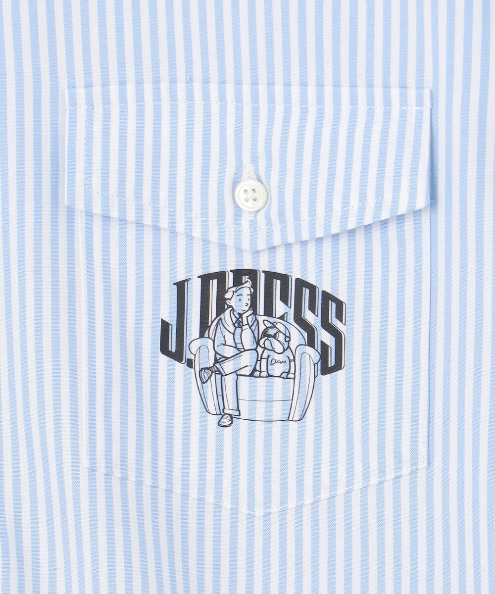 J.PRESS MEN 【AaronChang】【UNISEX】ピンオックス シャツ / バギーフィット 