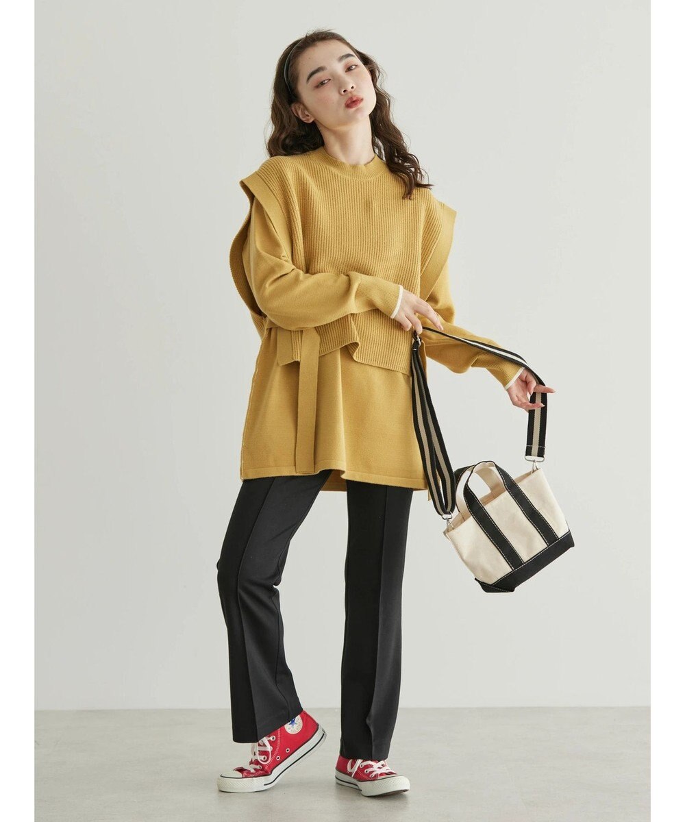 AMERICAN HOLIC 美・美・美　ポンチフレアパンツ 