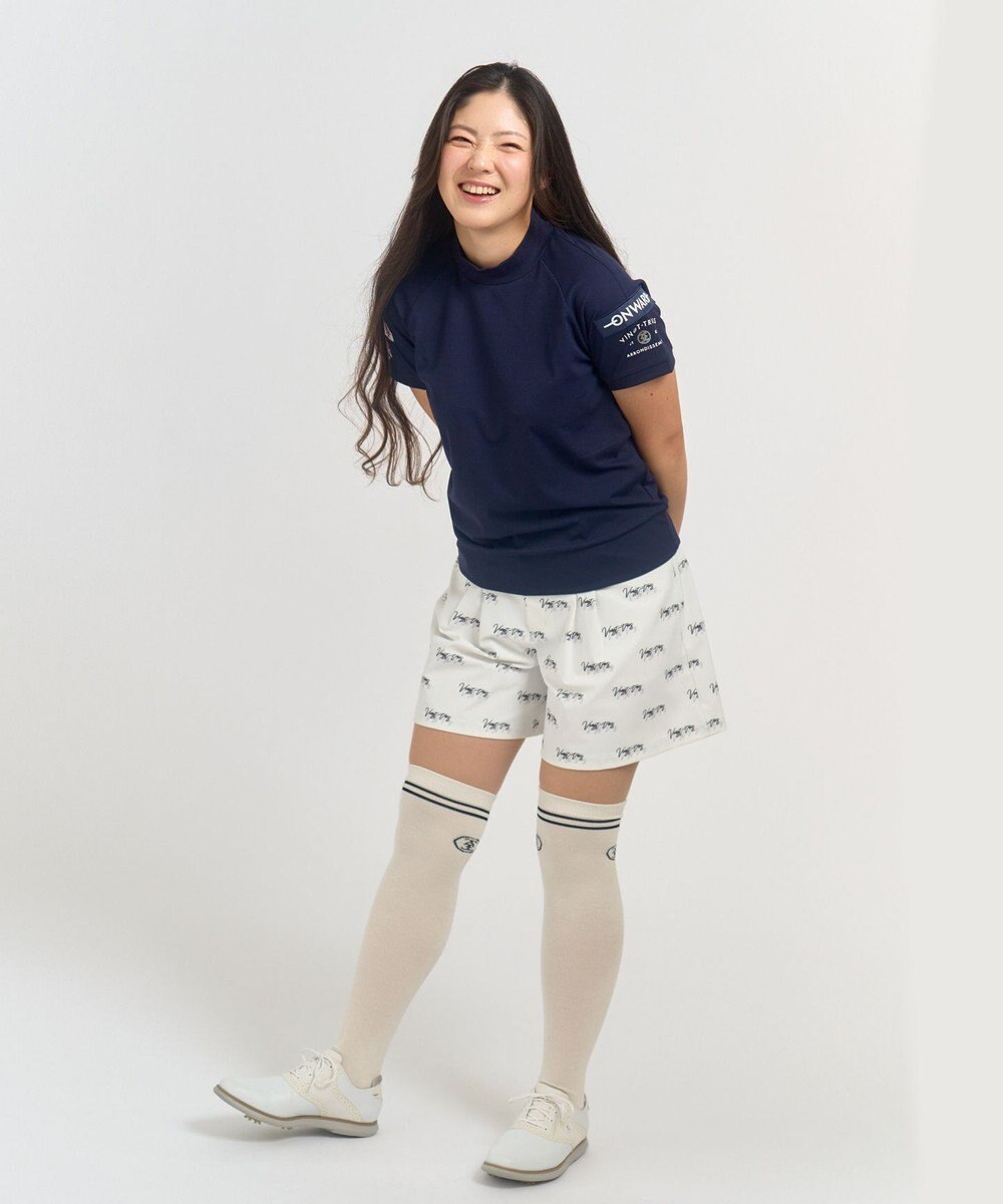 23区GOLF 【辻梨恵プロ着用】モックネックシャツ 