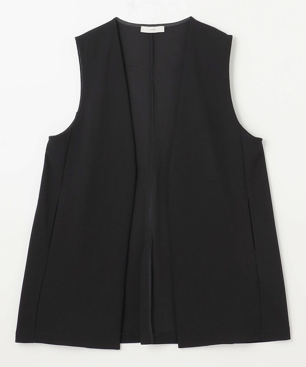 ANY 【洗濯機可】カットジョーゼットジレ 