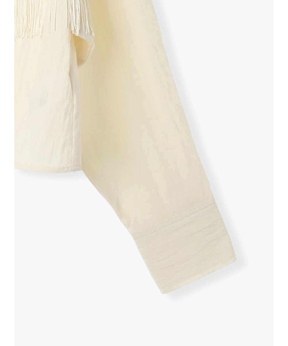 Te chichi フリンジショートシャツ《2025Autumn catalog vol.2 item》 