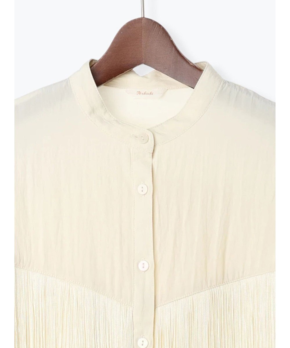 Te chichi フリンジショートシャツ《2025Autumn catalog vol.2 item》 