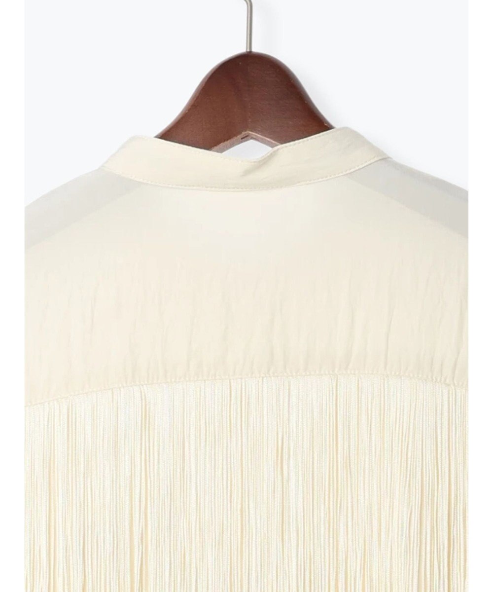 Te chichi フリンジショートシャツ《2025Autumn catalog vol.2 item》 