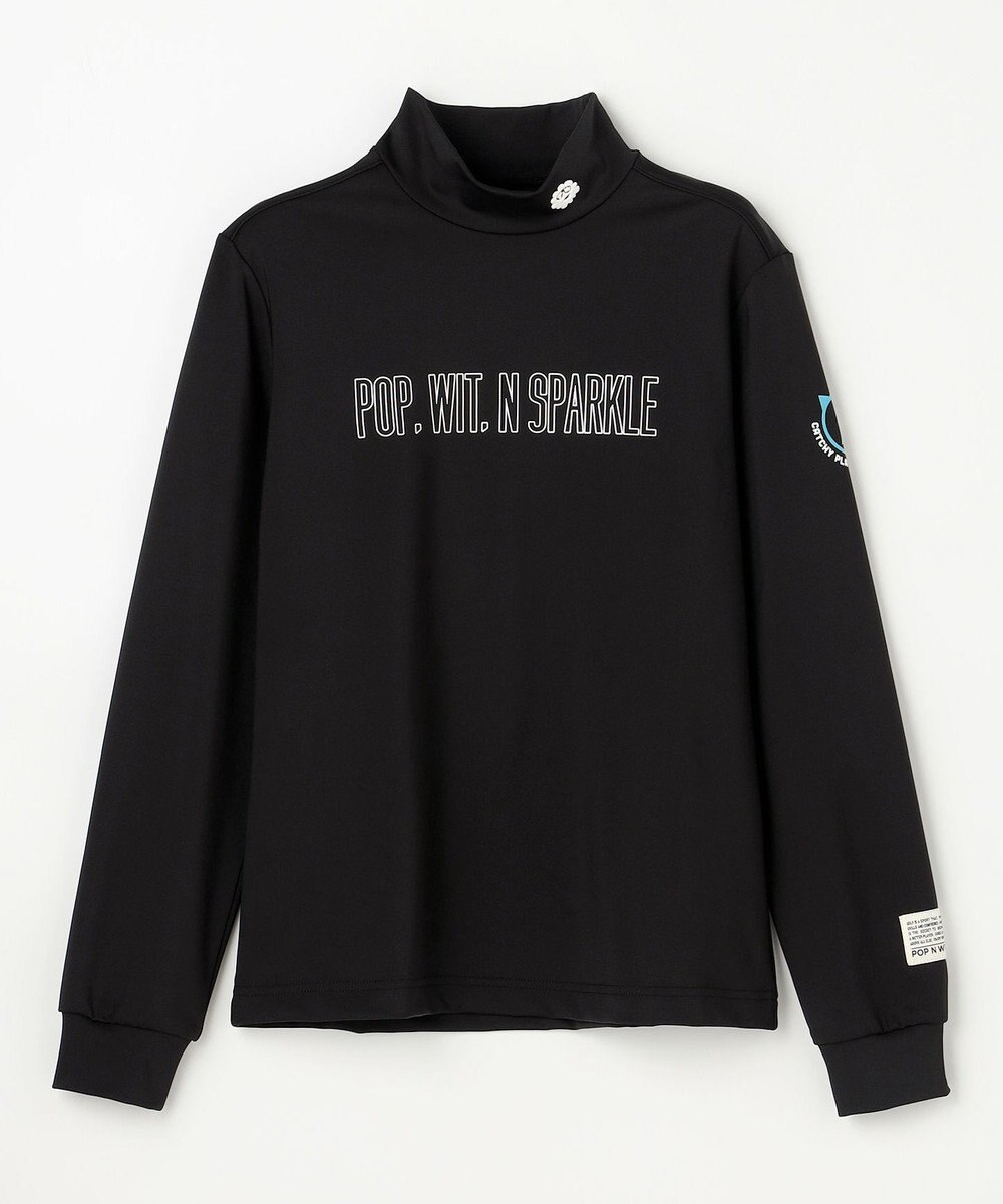 PW CIRCULUS 【吸水速乾 / UV遮蔽率99.9% UVカット / ストレッチ】【WOMEN】アニマルグラフィックロングスリーブモックT ゴルフウェア レディース 