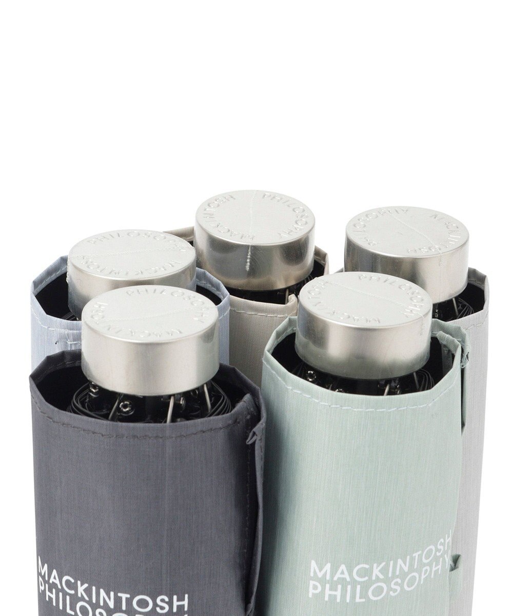 MOONBAT 【フワクール生地使用/軽量】MACKINTOSH PHILOSOPHY 遮光 晴雨兼用 折りたたみ日傘 シャンブレー 