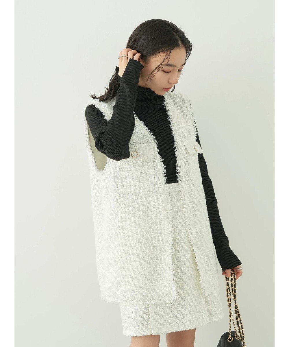 earth music&ecology ツイードジレ 