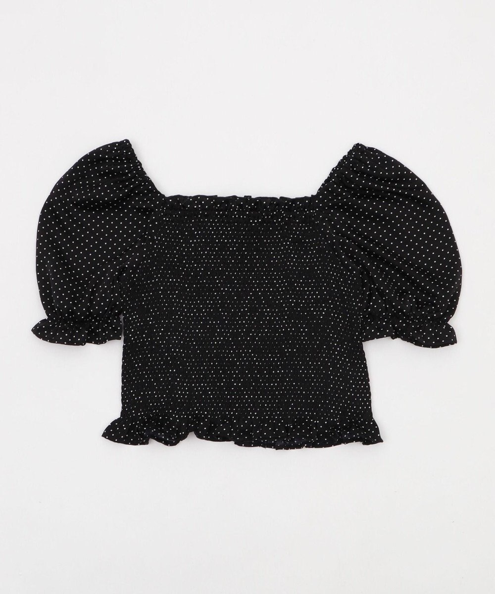 WEGO レースアップシャーリングブラウス 