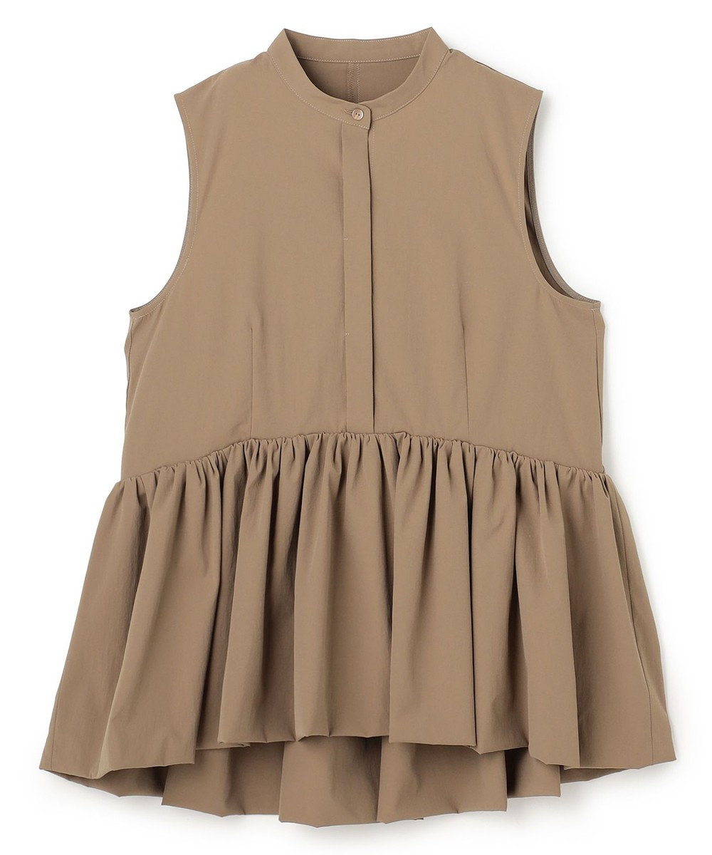 uncrave クールタッチカラータイプライター ペプラムブラウス 