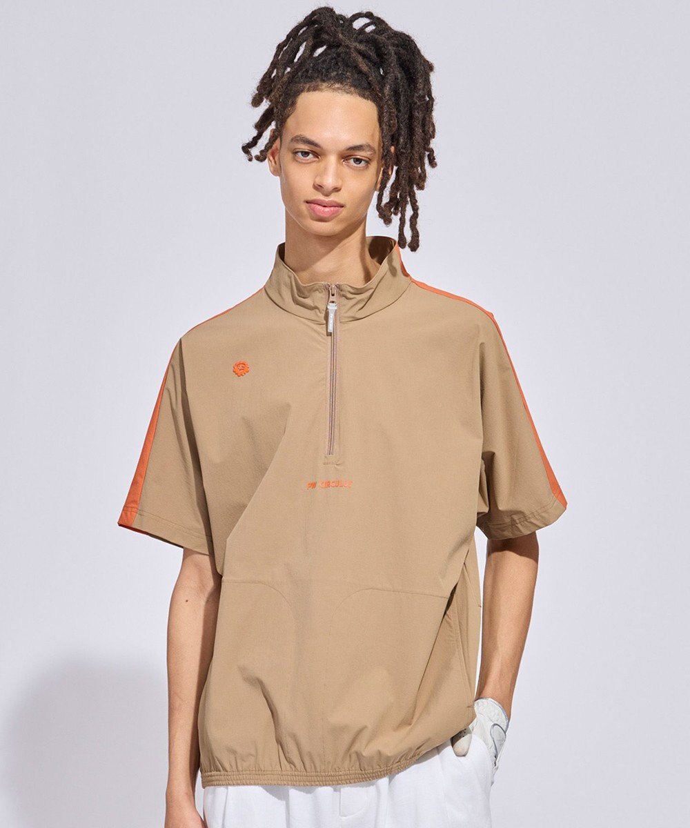 PW CIRCULUS 【MEN】パッカブルハーフジップ ゴルフ 