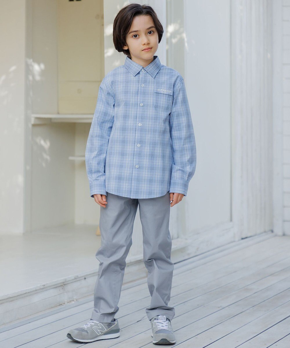 J.PRESS KIDS 【140-170cm】オックス チェックシャツ 