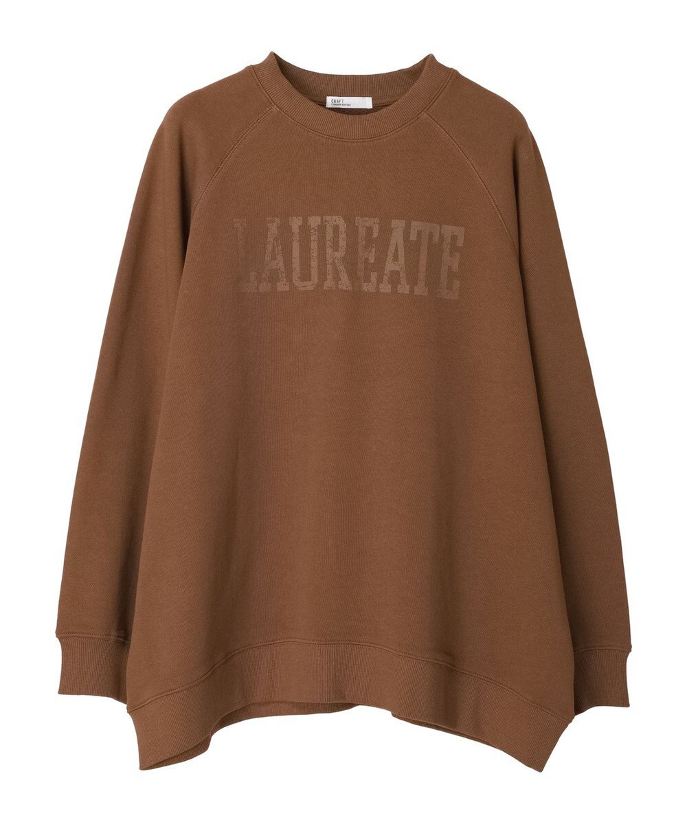 CRAFT STANDARD BOUTIQUE プリント裏毛ビッグプルオーバー 