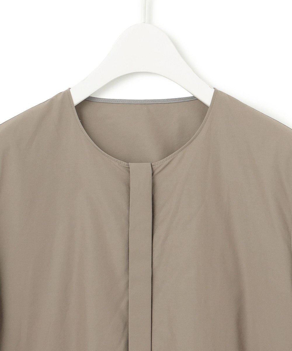 ICB 【洗える】 コットンナイロンタイプライター デザインブラウス 