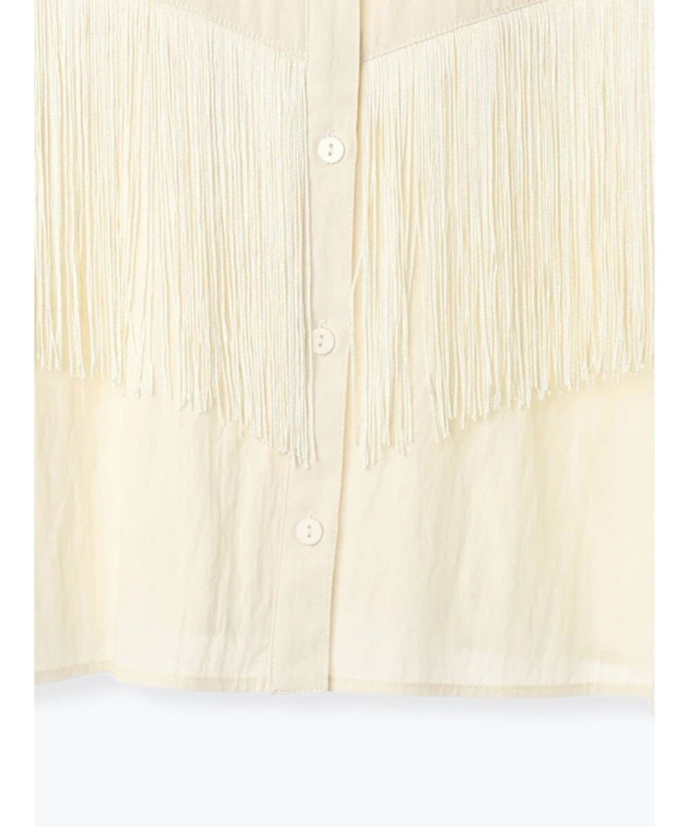 Te chichi フリンジショートシャツ《2025Autumn catalog vol.2 item》 