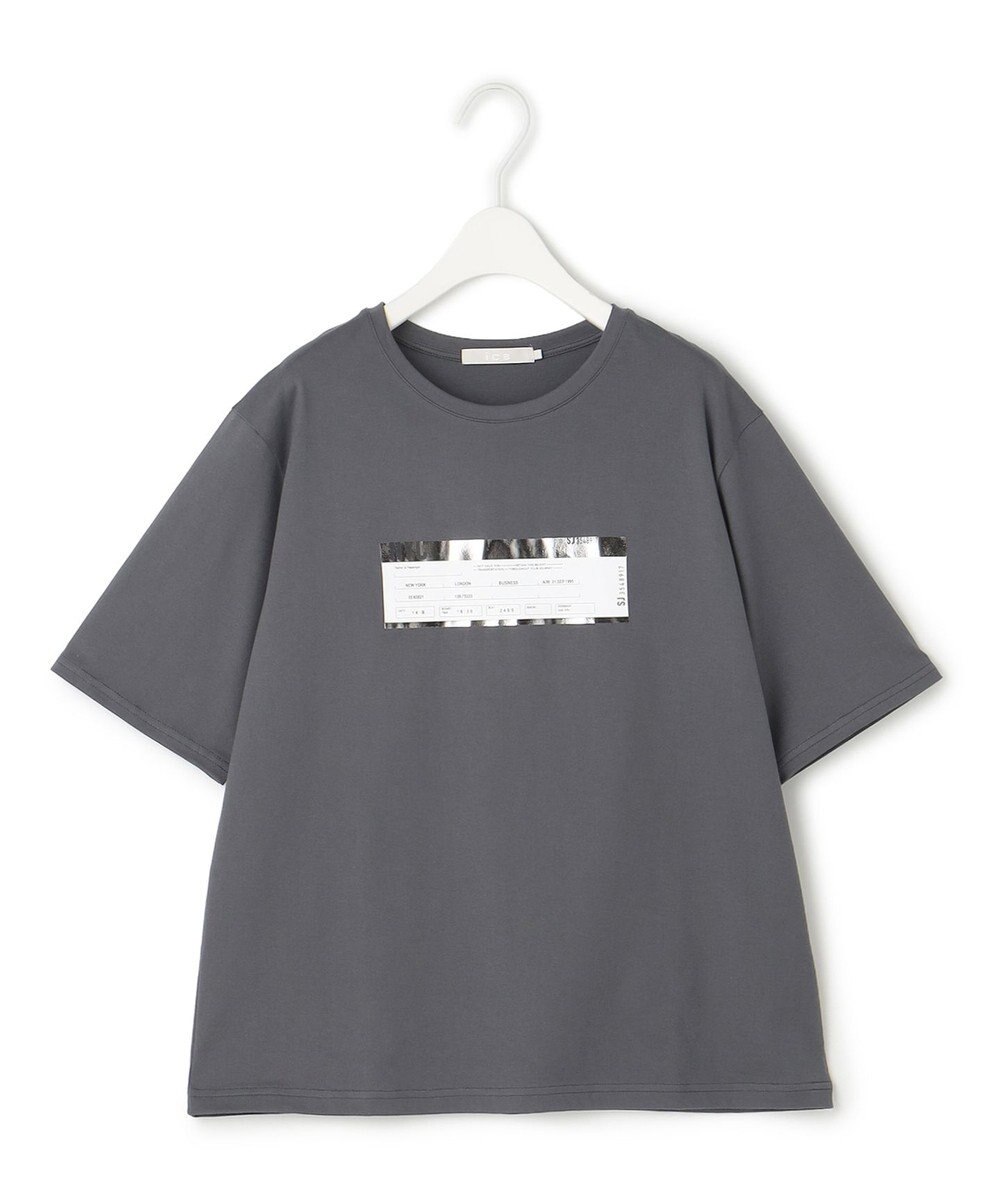 ICB 【接触冷感・UVケア・洗える】ロゴＴＥＥ カットソー 