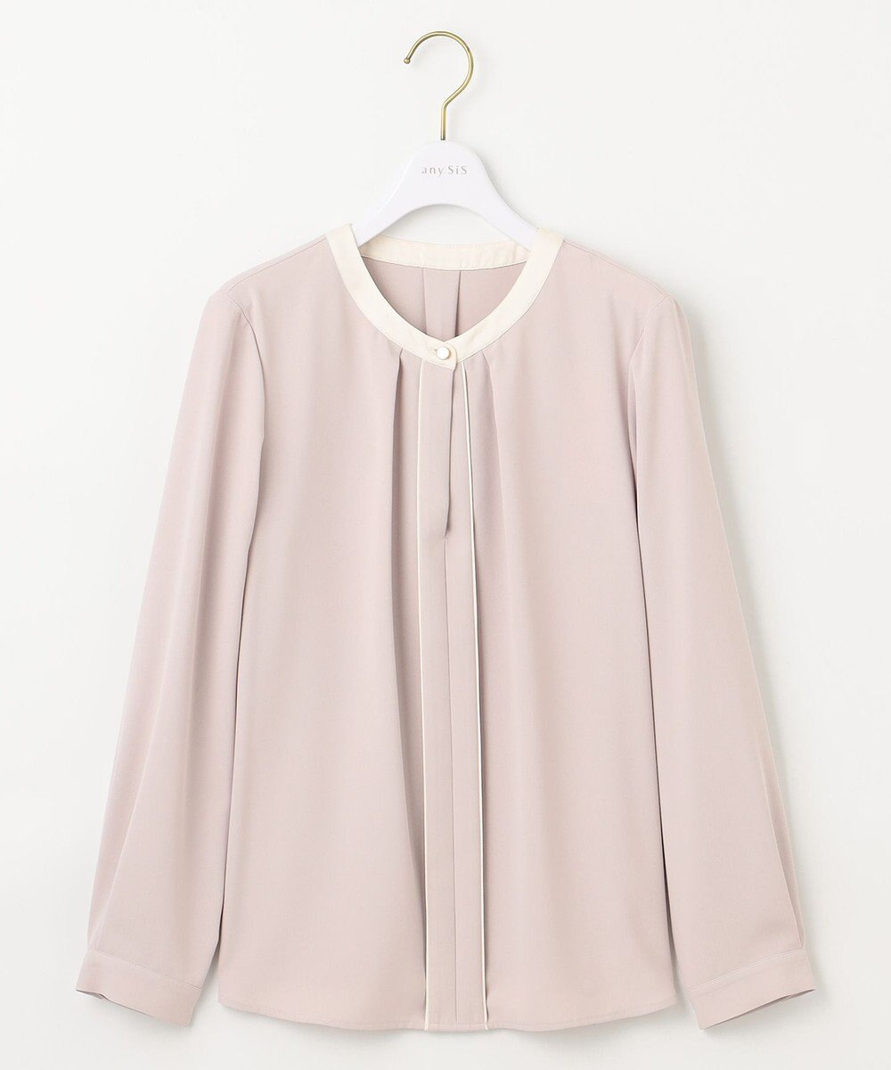 ANY SIS S 【洗える】フロントタック ブラウス 