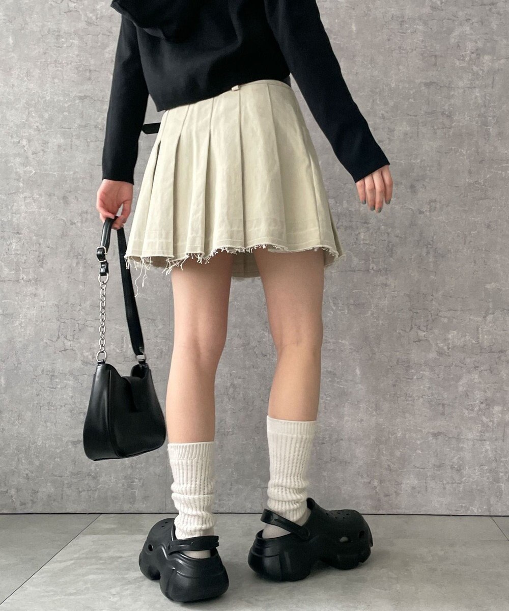 WEGO ベルトツキプリーツスカパン 