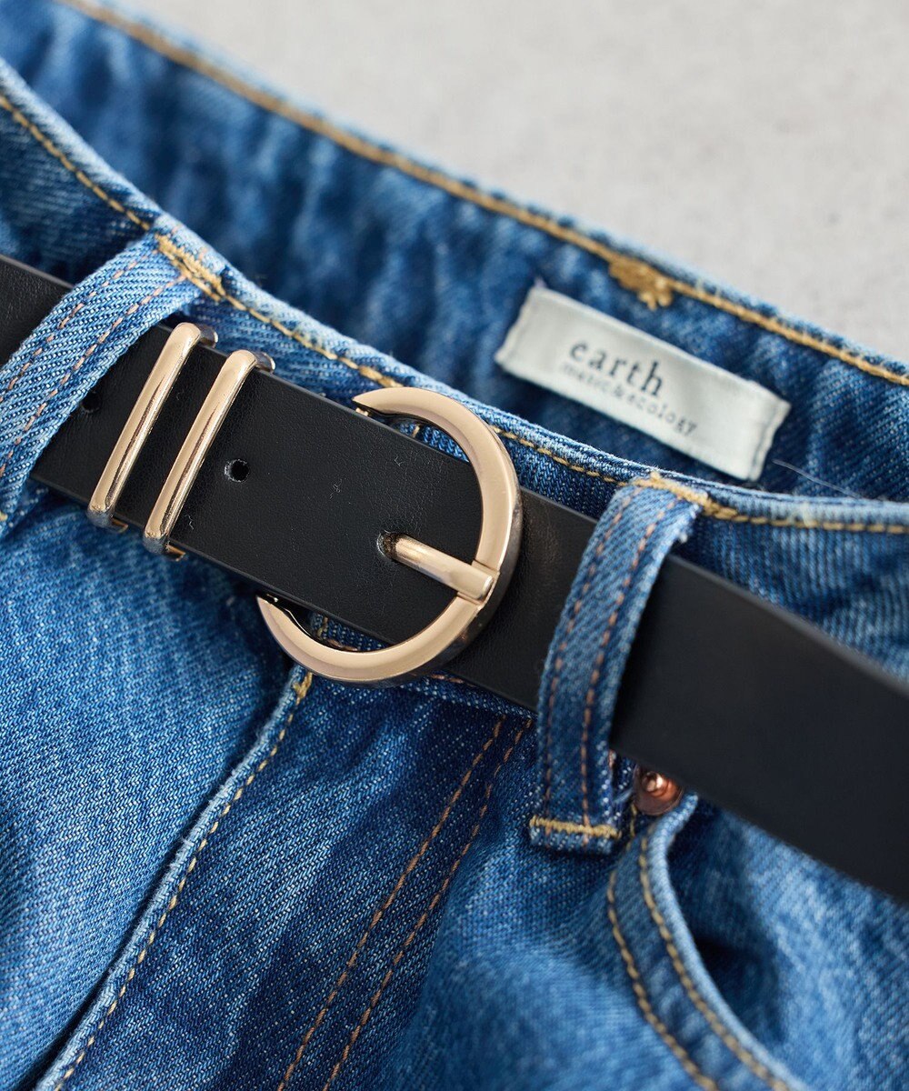 earth music&ecology ラウンド　バックルベルト 