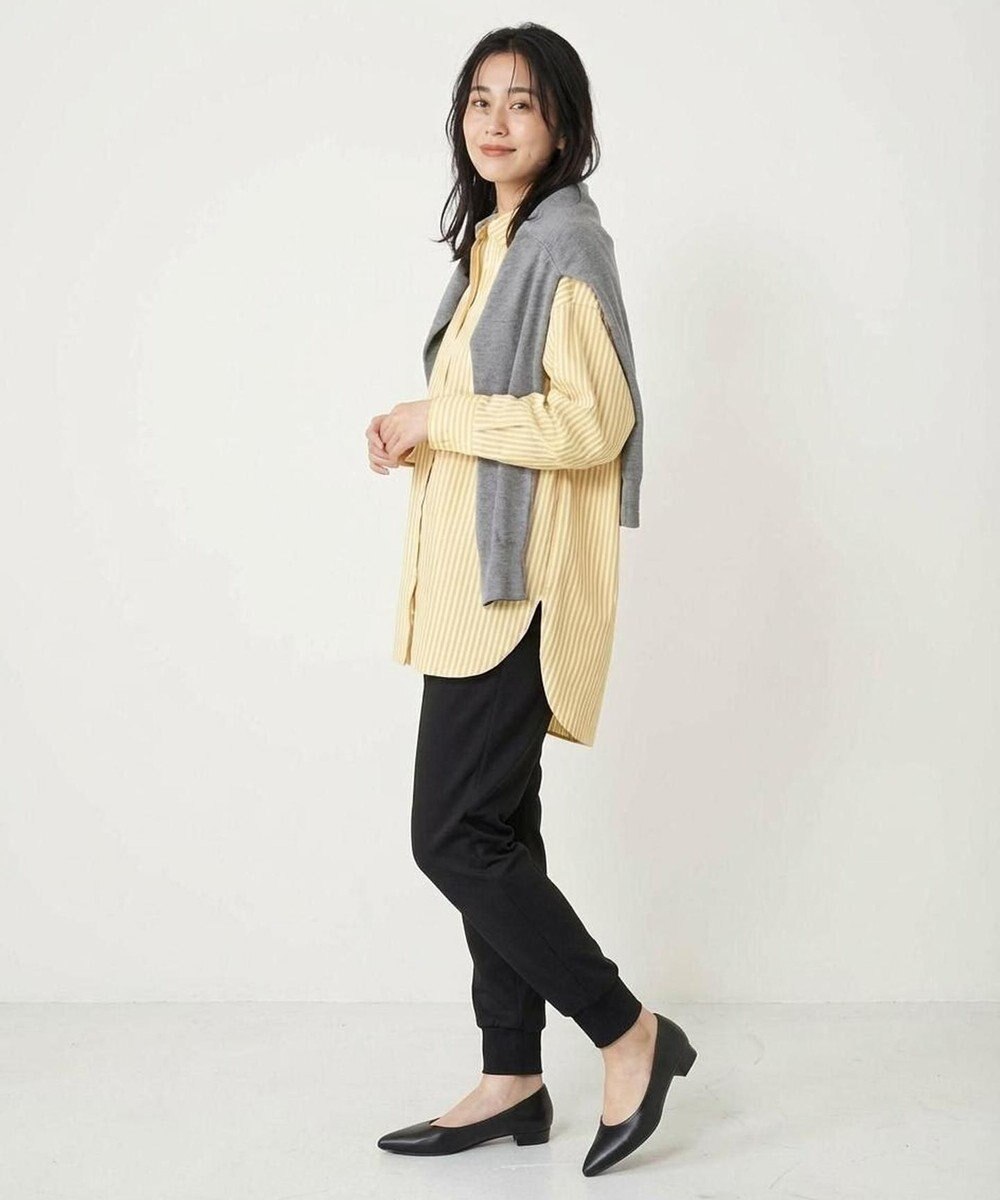 Pointer 【2cmヒール】日本製 本革美脚ローヒールパンプス 