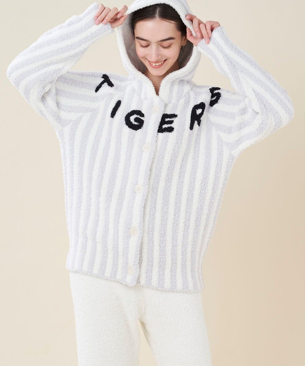 une nana cool MADE WITH 阪神タイガース やわらかモフモフフーディー 