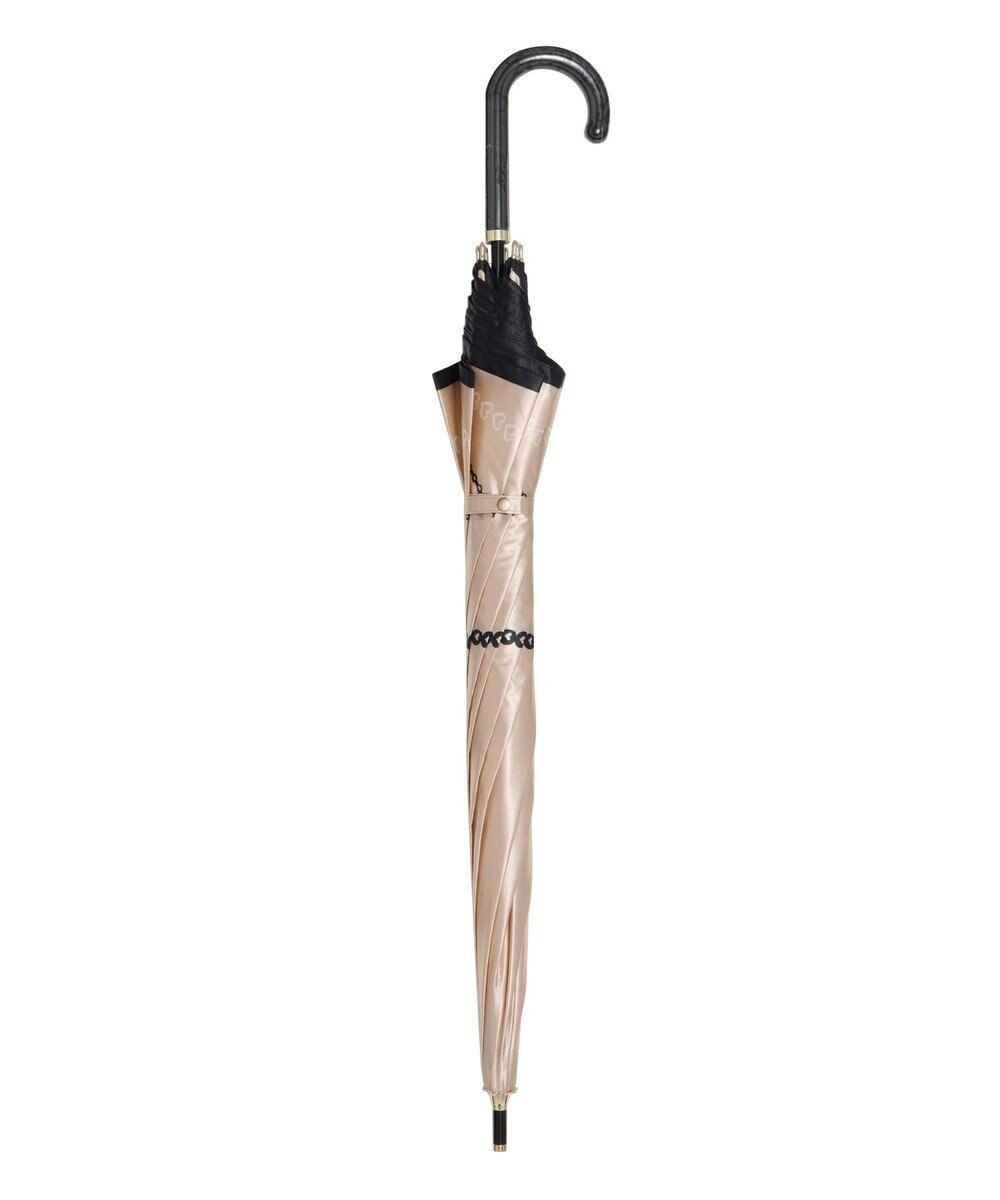 MOONBAT 【雨傘】ランバン オン ブルー (LANVIN en Bleu) リボン ハート ナイロンサテン 長傘 