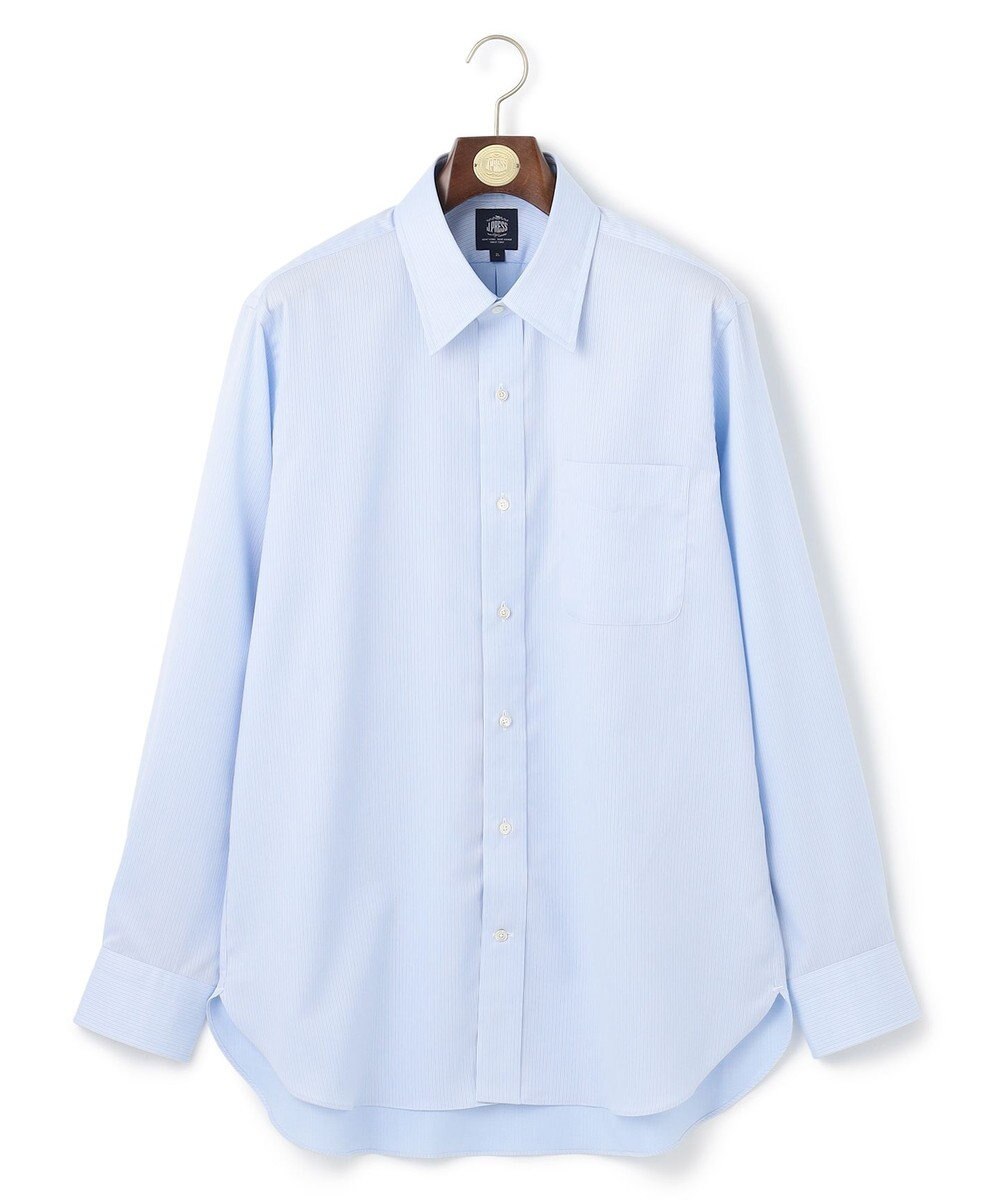 J.PRESS MEN 【KING SIZE】【PREMIUM PLEATS / 形態安定】スーピマコットンドビーストライプ シャツ/レギュラーカラー 