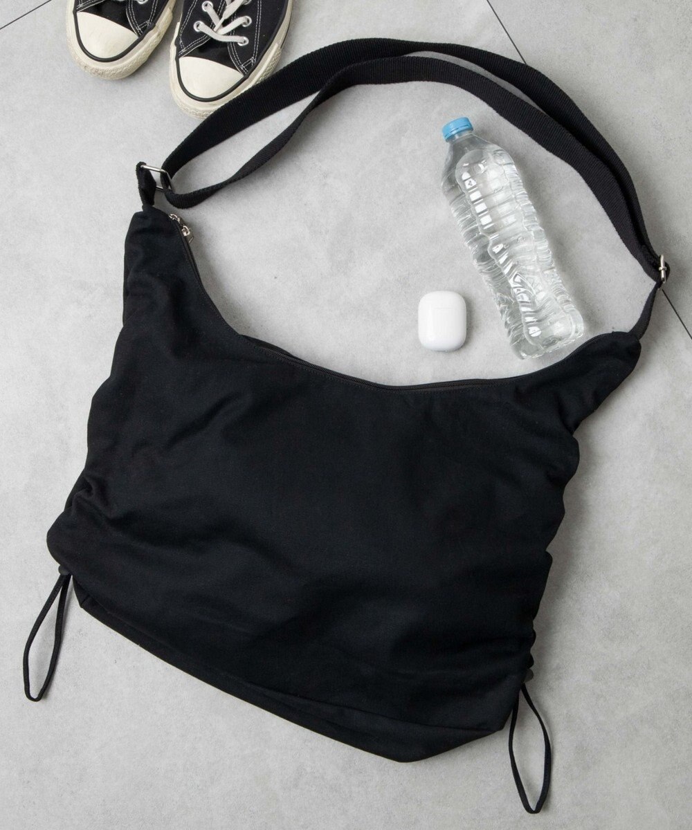 WEGO 【ユニセックスITEM/A4サイズ収納可能】サイドドロストキャンバスショルダー 