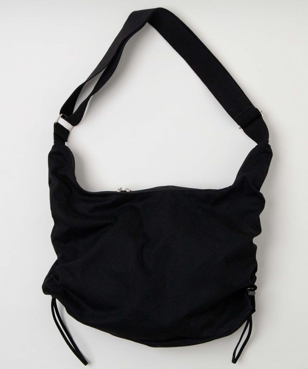 WEGO 【ユニセックスITEM/A4サイズ収納可能】サイドドロストキャンバスショルダー 