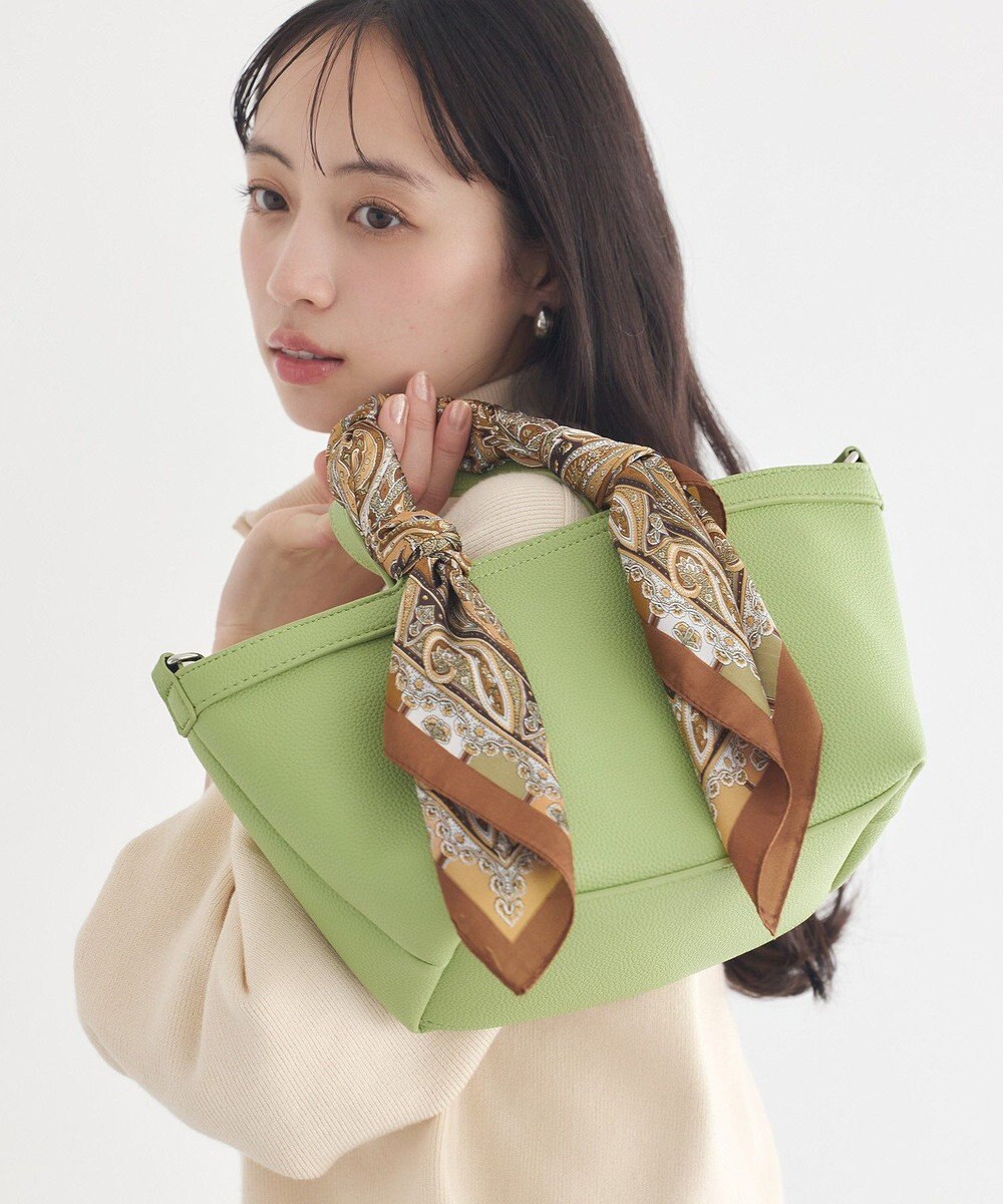 earth music&ecology スカーフSET 2WAYミニトートバッグ 