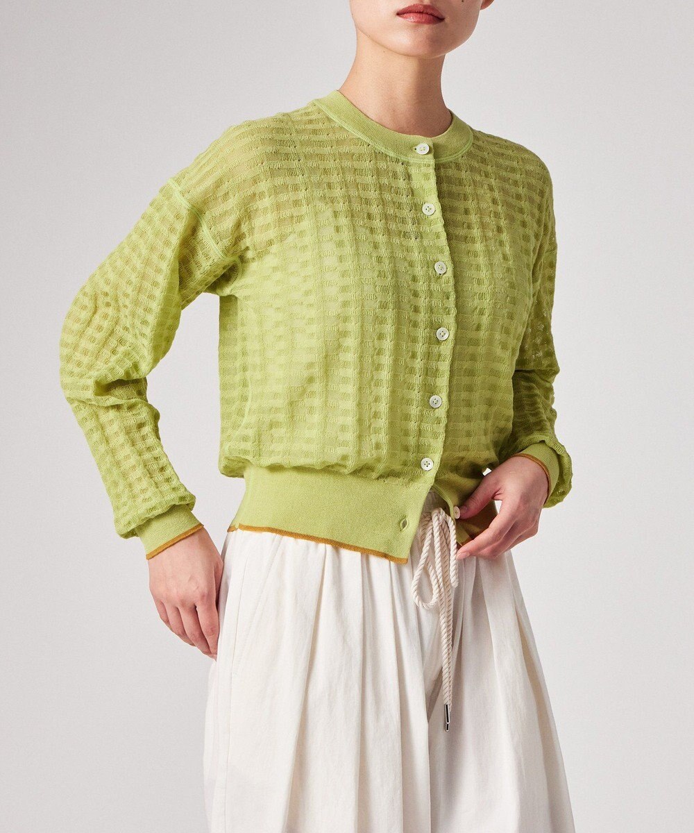 Paul Smith シアー クルーネック カーディガン 