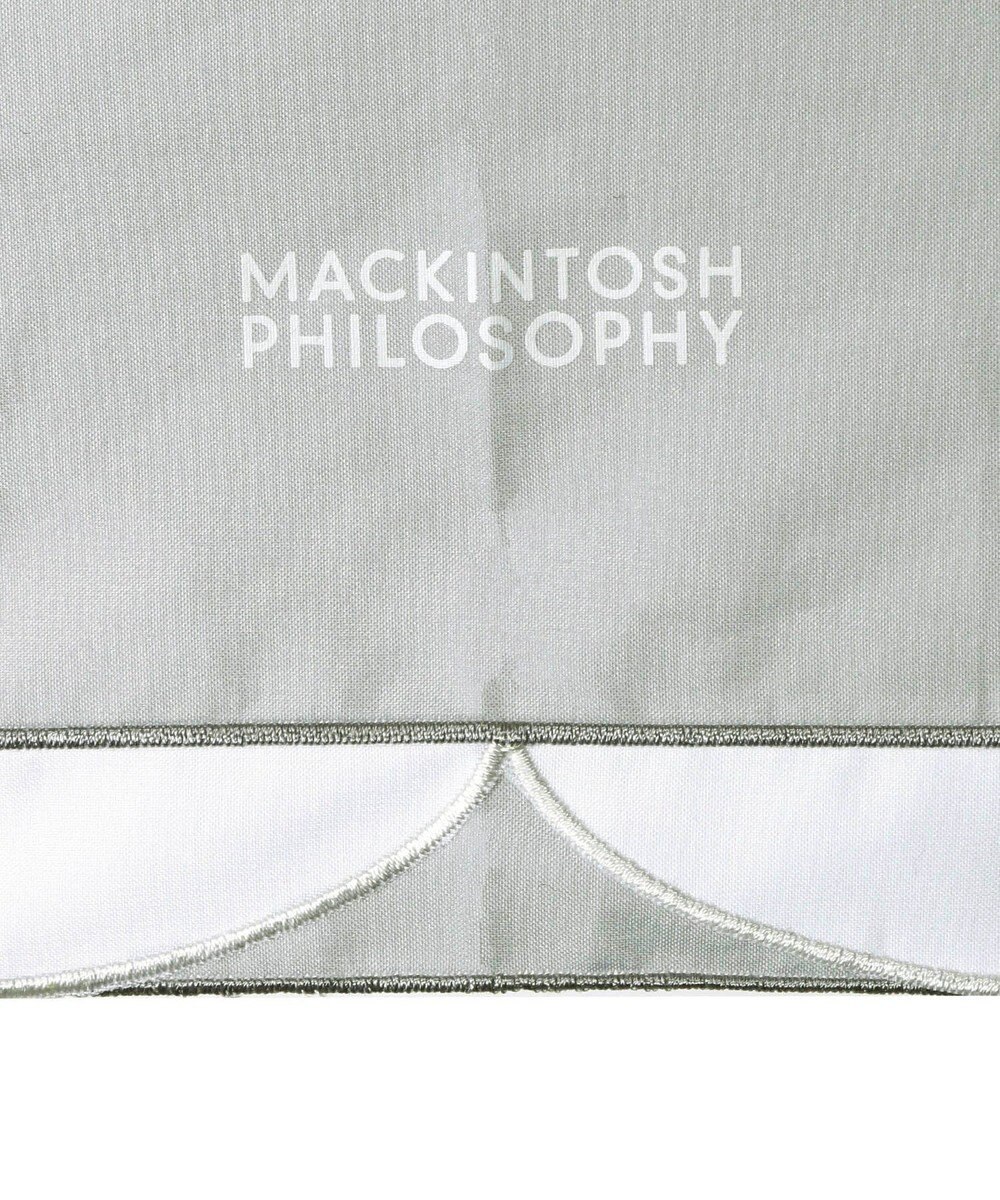 MOONBAT MACKINTOSH PHILOSOPHY(マッキントッシュ フィロソフィー) Cleric collar ボーダー 竹手元 雨傘 折りたたみ傘 