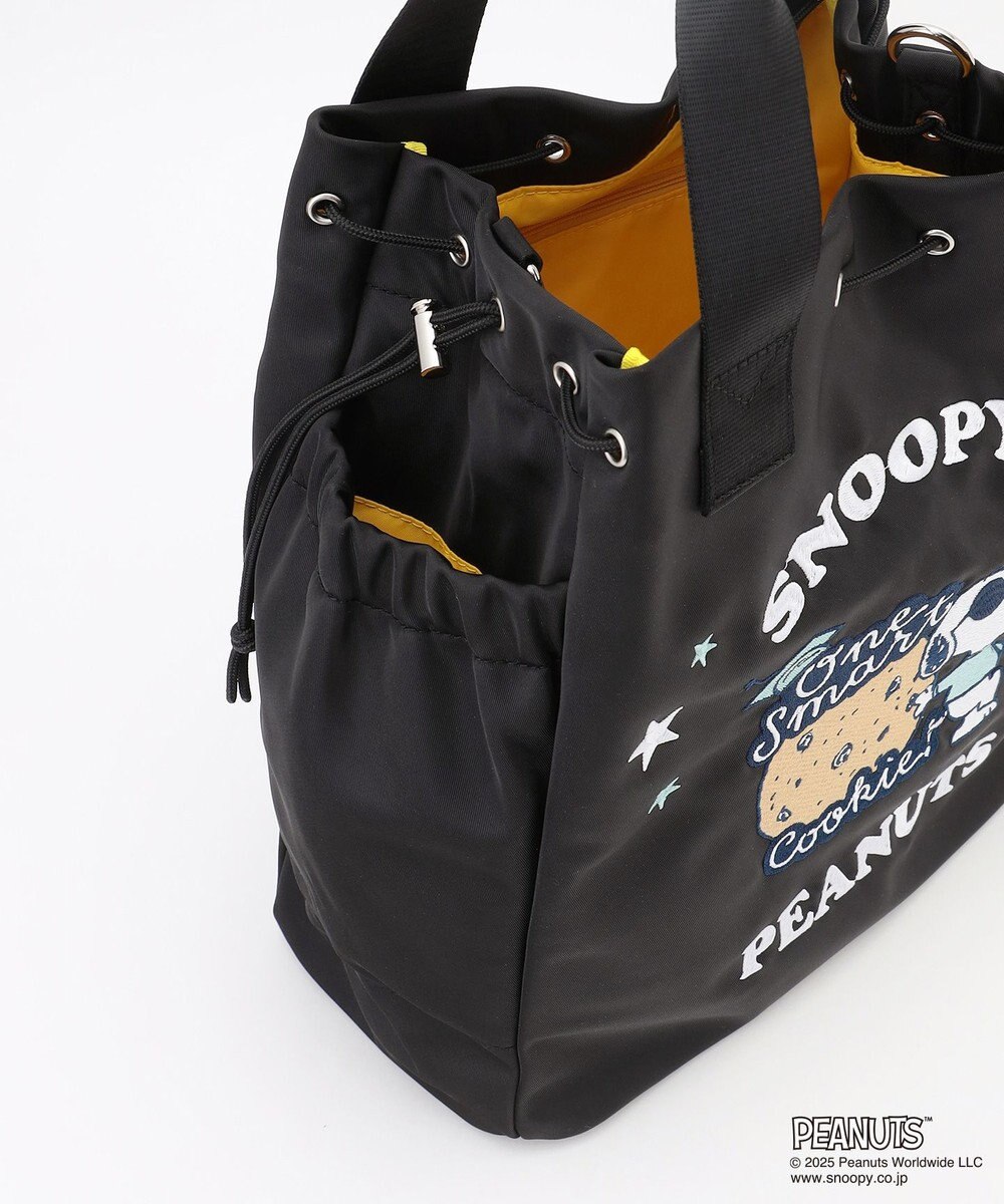 Y'SACCS SNOOPYデザイン 2way巾着トート(クッキー） 