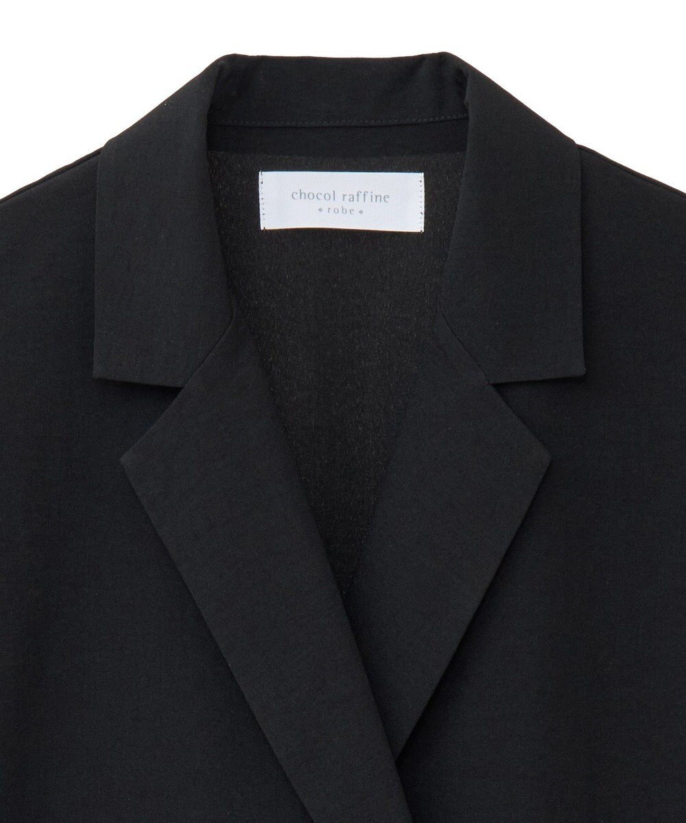 Green Parks 麻調合繊フレンチスリーブジャケット 