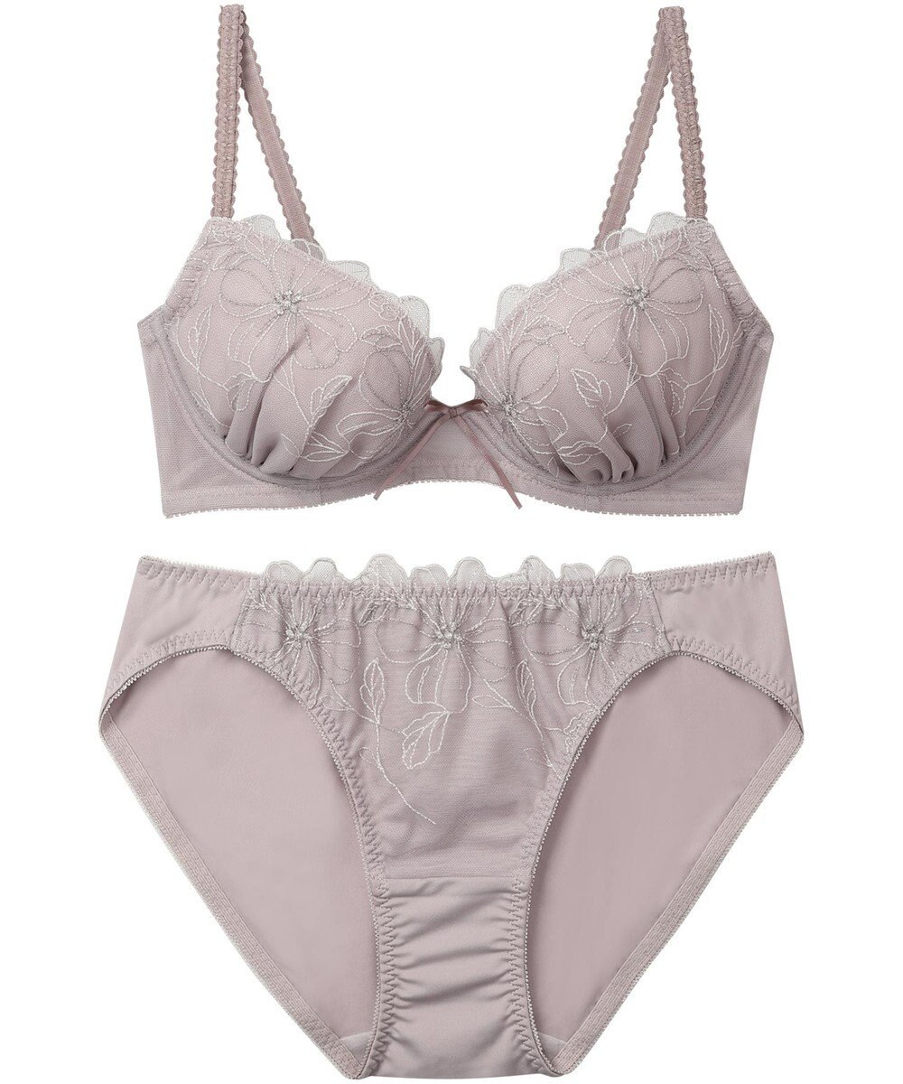 AMPHI ブラジャー ショーツセット 自然なまる胸メイク 【ブラ＆ショーツセット】 上下セット ブラ BCC231 アンフィ／ワコール 