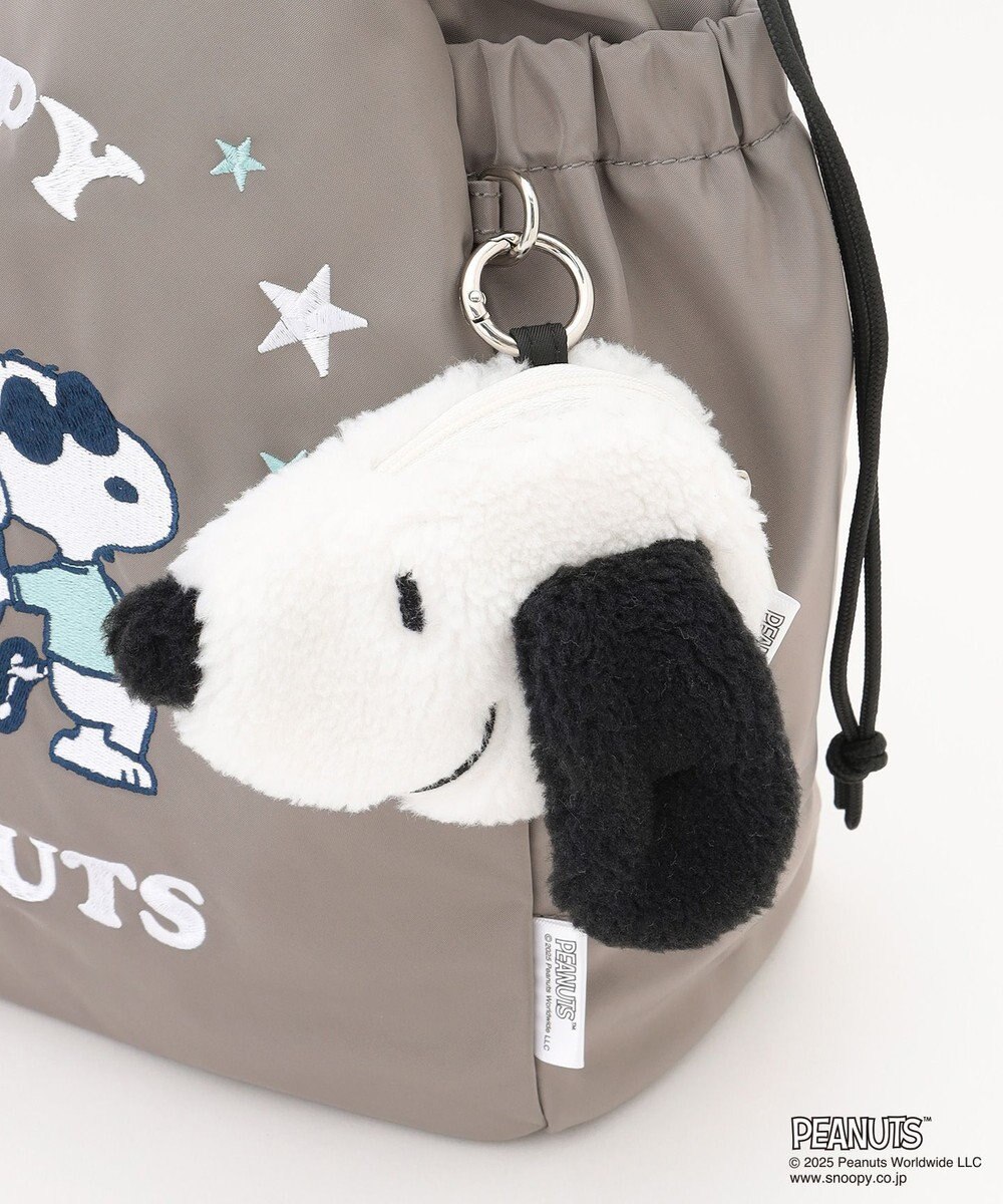 Y'SACCS SNOOPYデザイン 2way巾着トート(クッキー） 