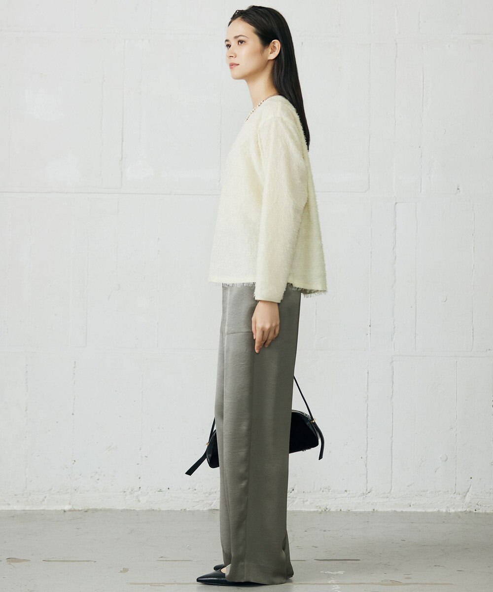 自由区 【カタログ掲載】ドレーピーサテンベイカー パンツ 