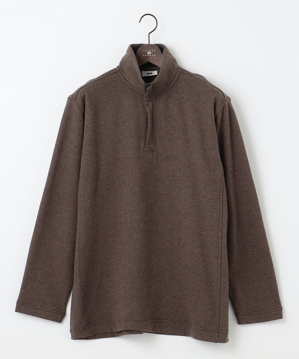 JOSEPH ABBOUD 【キングサイズ・オーガニックコットン】ビンテージインレー　ハイネックプルオーバー 