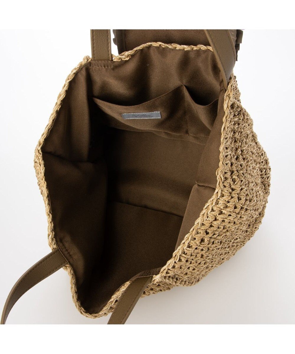 UNBILLION カシュカシュ cachecache / フリルフラップスクエアトート カゴバッグ 