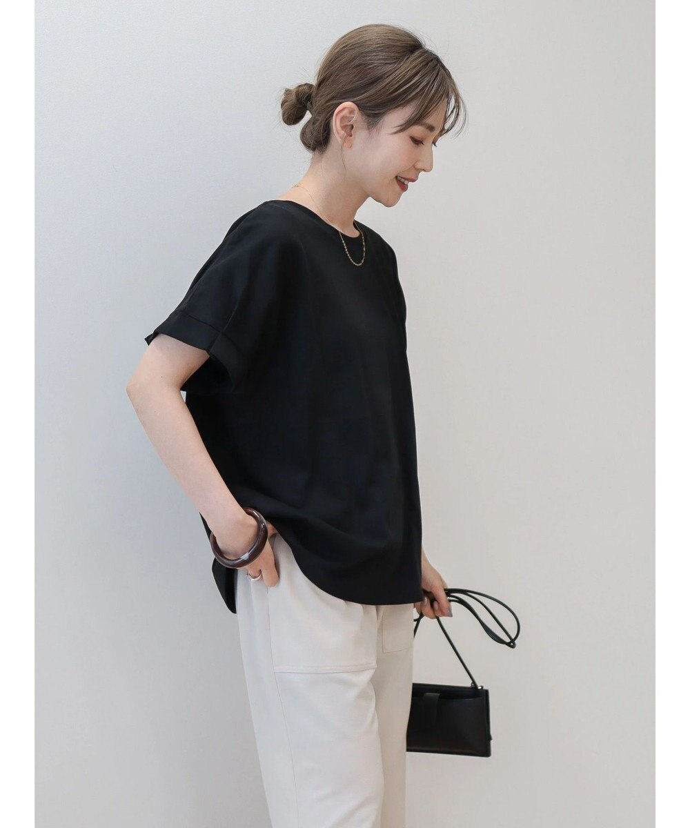 AMERICAN HOLIC 接触冷感袖タックカットプルオーバー 