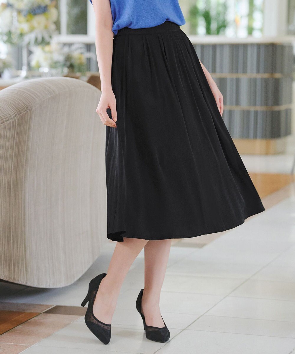 Tiaclasse パニエ付きフレアスカート 