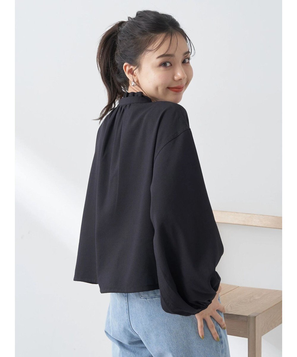 earth music&ecology カフタンフリルブラウス 