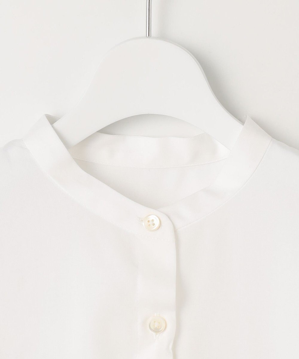 自由区 【洗える】SOMELOSバンドカラー ブラウス 