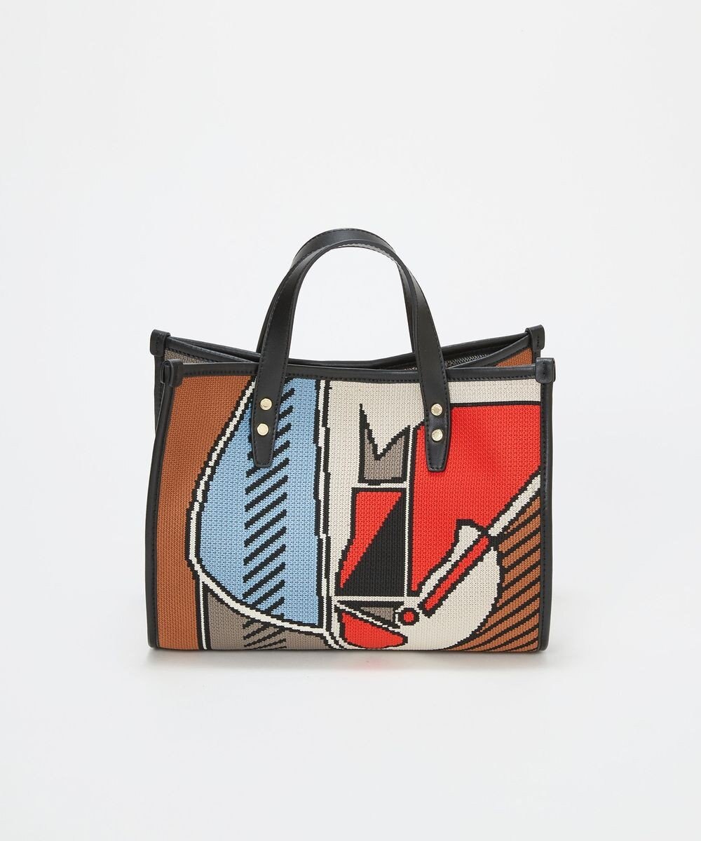 TOPKAPI 【TREASURE TOPKAPI】ニットジャガード  2way ミニ トートバッグ 