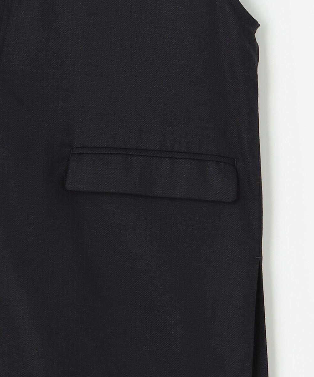 UNFILO 【洗える】リネンミックスツイル ベスト 