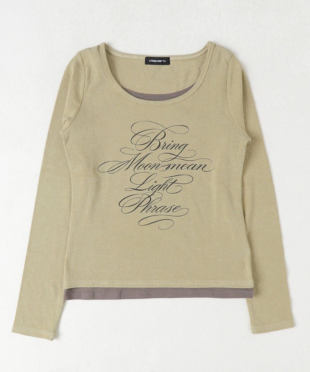 WEGO レイヤードグラフィックTOP 